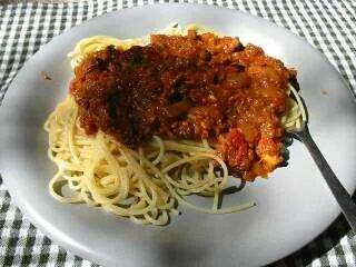 トマトといわしのパスタ 写真