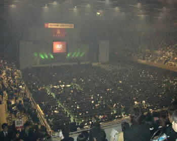 立命館大学の入学式風景